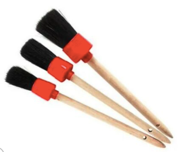 Kit Brochas X 3U Simil Max Shine – Cabo de Madera y cerdas de Pelo